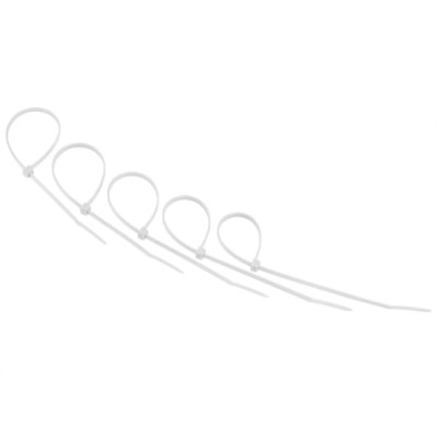 Хомут-стяжка нейлоновая 200 x3,6мм 25шт белая REXANT