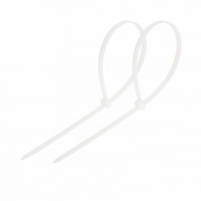 Хомут-стяжка нейлоновая 250 x3,6мм 25шт белая REXANT