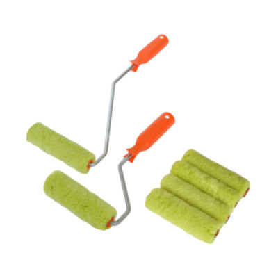 Набор Бравый прораб валик100мм полиакрил 2 ручки+6 шубок