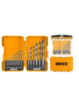 Набор сверел по металлу 15шт. HSS M2 INGCO AKDL51502