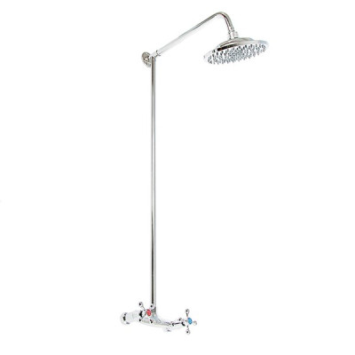 Смеситель душевая стойка РМС, хром, угол поворота 180гр. Смеситель душевая стойка РМС, хром, угол поворота 180гр.