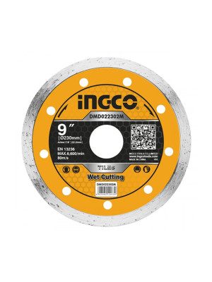 Круг алмазный сплошной 230 мм INGCO DMD022302M