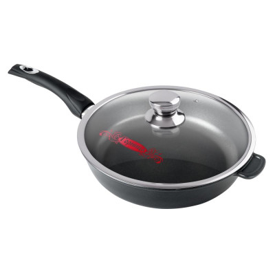 Сковорода алюминиевая 28 см стекл крышка под упак Классик Горница с2852а Сковорода алюминиевая 28 см стекл крышка под упак Классик Горница с2852а