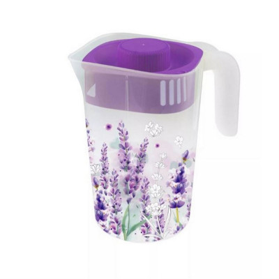 Кувшин пластиковый 2 л с крышкой Lavender Полимербыт