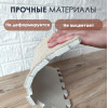 Миниатюра Коврик-пазл 10шт 30*30*1,5см махровый коричневый Baizheng