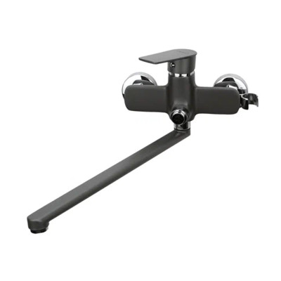 Смеситель DIKALAN для ванны однорыч. 35мм дивертор кнопка в корпусе, Серый (12) D22375-2 Смеситель DIKALAN для ванны однорыч. 35мм дивертор кнопка в корпусе, Серый (12) D22375-2