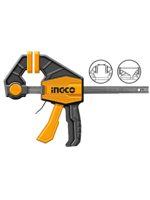 Струбцина быстрозажимная 63х450 мм INGCO HQBC01603 INDUSTRIAL Струбцина быстрозажимная 63х450 мм INGCO HQBC01603 INDUSTRIAL