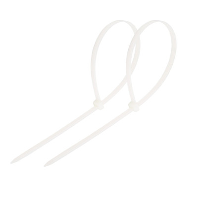 Хомут-стяжка кабельная нейлоновая 300 x4,8мм, белая, упаковка 100 шт. PROconnect