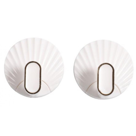 Набор пластиковых крючков 2 шт самоклеящихся круглые 5 см ракушка микс Baizheng