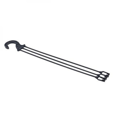 Подвес пластиковый для кашпо антрацит Bmc