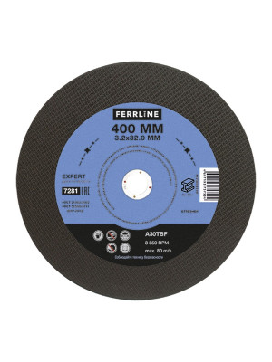 Круг отрезной FerrLine Expert по металлу 400*3,2*32,0