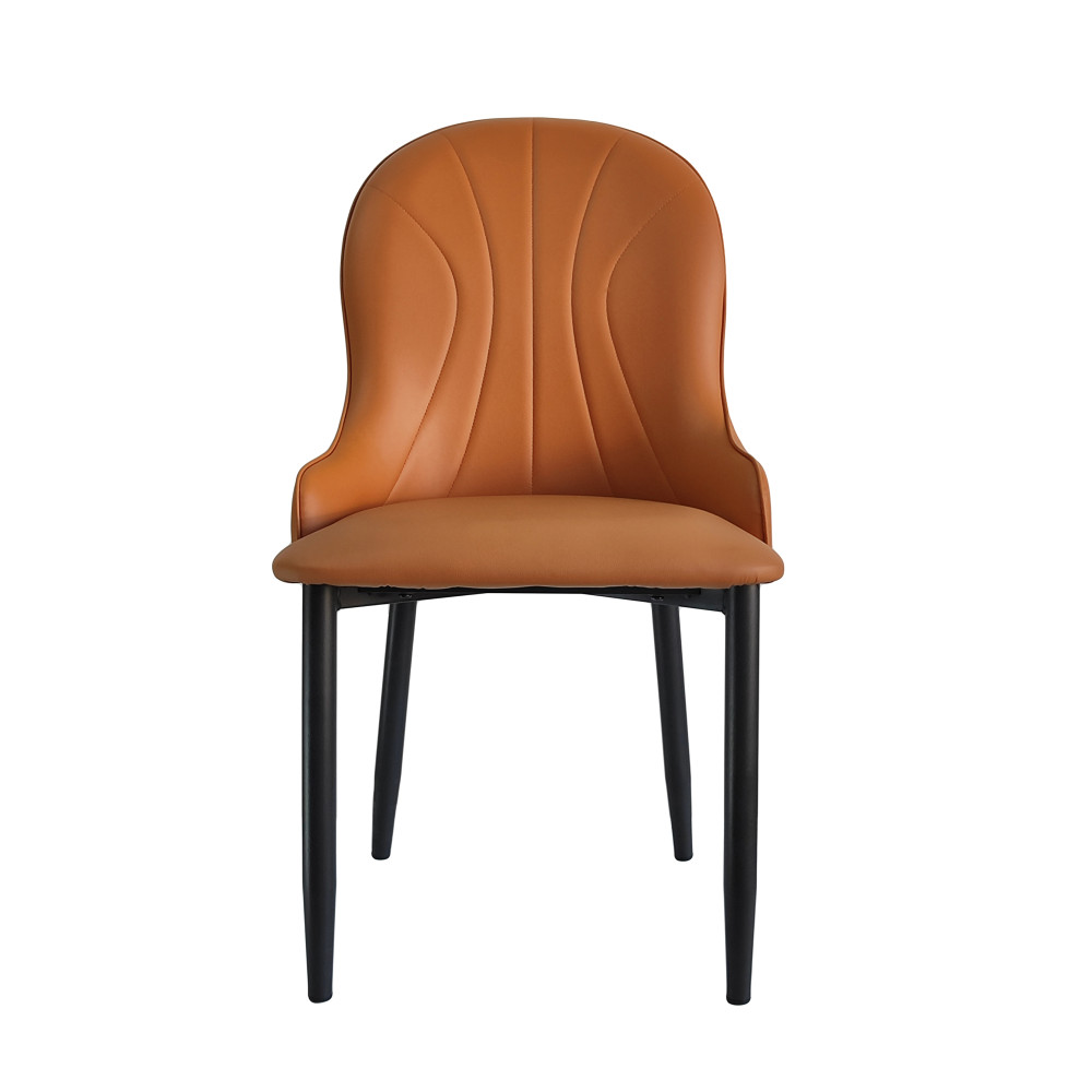 Стул металлический Baizheng 89×46×45 см, искусственная кожа, коричневый, до 150 кг