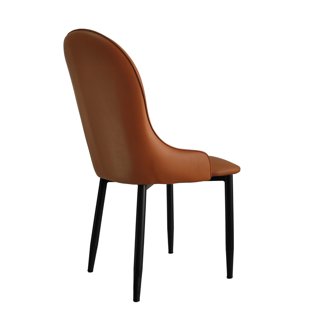 Стул металлический Baizheng 89×46×45 см, искусственная кожа, коричневый, до 150 кг