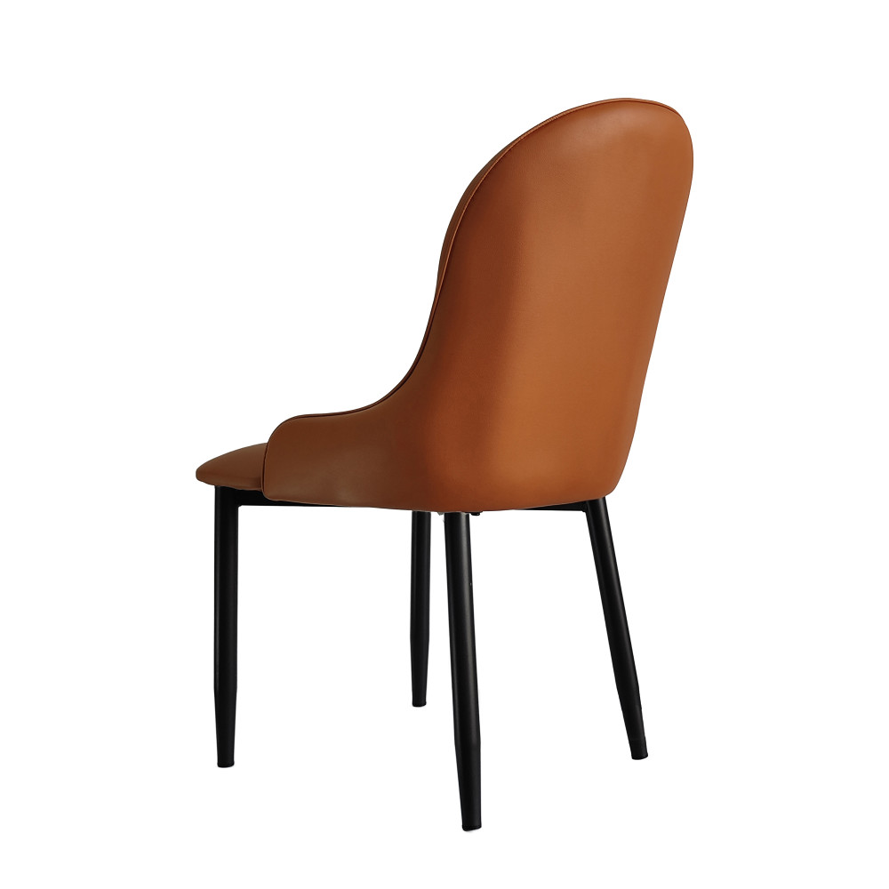 Стул металлический Baizheng 89×46×45 см, искусственная кожа, коричневый, до 150 кг