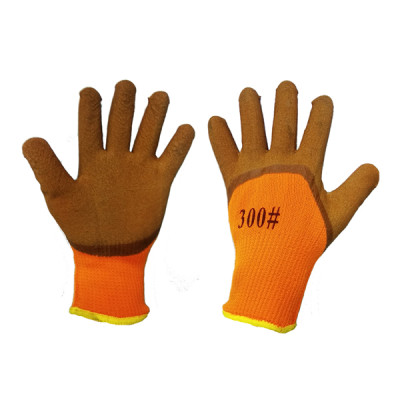 Перчатки утепл (Ф) полное облитие оражевые Перчатки утепл (Ф) полное облитие оражевые