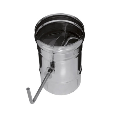 Шибер 430/0,8 мм нерж Ф120 FERRUM