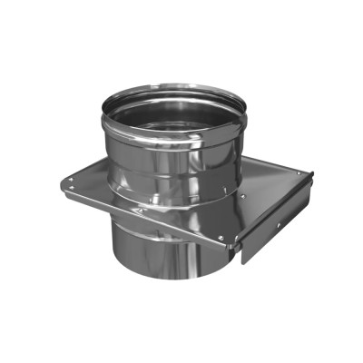 Шибер-задвижка 430/0,8 мм нерж Ф120 FERRUM Шибер-задвижка 430/0,8 мм нерж Ф120 FERRUM