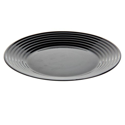 Тарелка обеденная 25 см HARENA BLACK 2546704