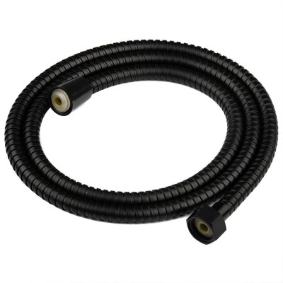 Шланг для душа Рыжий кот, 120 см, 1/2-1/2 имп/имп черный Шланг для душа Рыжий кот, 120 см, 1/2-1/2 имп/имп черный