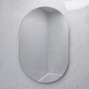 Мини изображение Зеркало для ванной 60*90 см LED подсветка антизапотевание овальное KN-830A60/90 KNOIS