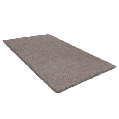 Коврик для ванной НАНОХЛОПОК 60*100 кофе с молоком 06S (полиэстер, основа - латекс) Шахинтекс