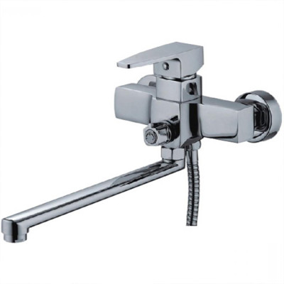 Смеситель для ванны однорыч. 35мм излив - 300мм дивертор в корп. Латунь Хром Ledeme L2230