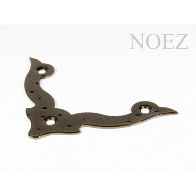 Уголок декоративный фигурный УДФ 110-SL бр.металлик