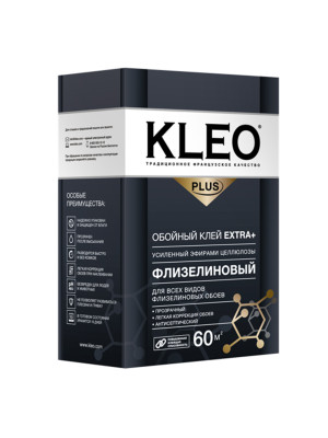 Клей обойный Kleo Экстра Плюс флизелиновый усиленный 360гр (60м2) Клей обойный Kleo Экстра Плюс флизелиновый усиленный 360гр (60м2)