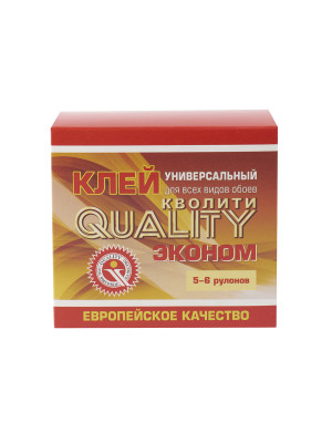 Клей обойный Кволити универсальный 150гр (5-6 рул) картон Клей обойный Кволити универсальный 150гр (5-6 рул) картон