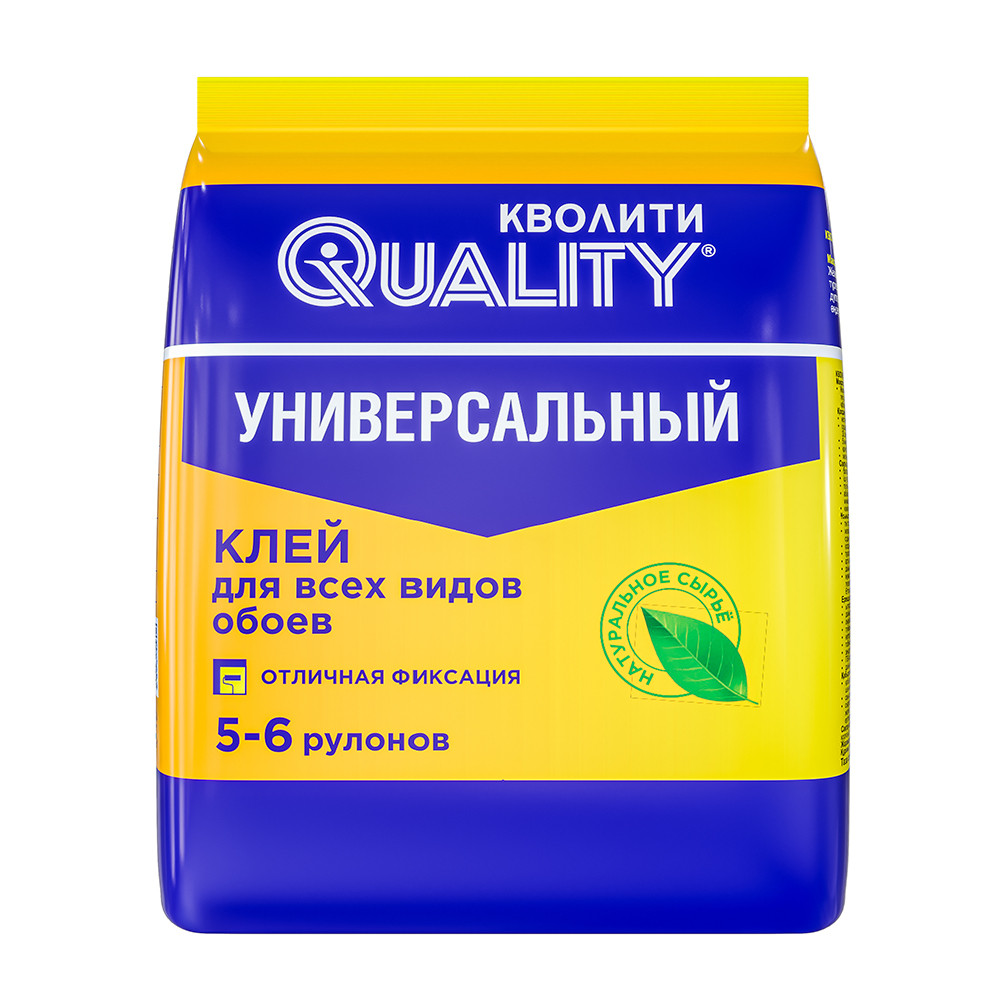 Клей обойный Кволити универсальный 150гр (5-6 рул) пакет