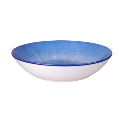 Тарелка фарфоровая суповая 20 см 600 мл Eden blue Коралл