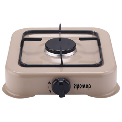 Плита газовая одноконфорочная темно-коричневая Яромир