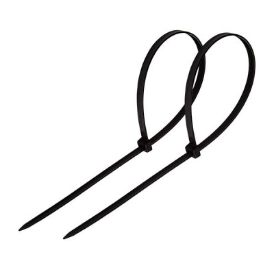 Хомут-стяжка кабельная нейлоновая 300 x4,8мм, черная, упаковка 100 шт. PROconnect