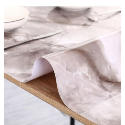 Клеенка силиконовая 1,0*20 м 0,6 мм мрамор серый QO5104C-100CM Baizheng Клеенка силиконовая 1,0*20 м 0,6 мм мрамор серый QO5104C-100CM Baizheng