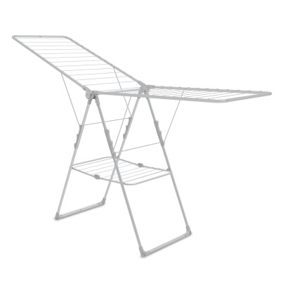 Сушилка металлическая напольная для белья 21 м 1790*515*890 мм матовый серый Nika