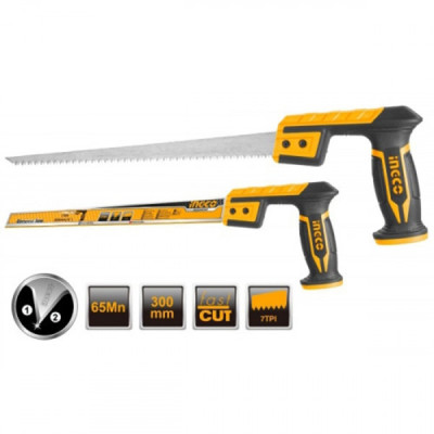 Ножовка выкружная по дереву 300 мм INGCO HCS30028C Ножовка выкружная по дереву 300 мм INGCO HCS30028C