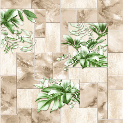 10793 Флора (беж) обои влагост. на бум.основе 0,53*10 (Гомель Фокс) 24