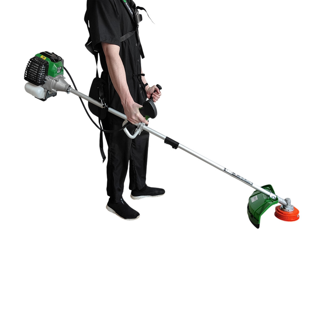 Бензотриммер Grower BTI-56R 3000 V-56см3 двух-ный двиг 3,0 кВт (нож3Т+леска) штанга разбор.