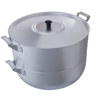 Мантоварка алюминиевая  4,5 л металл крышка 3 сетки Эконом Scovo