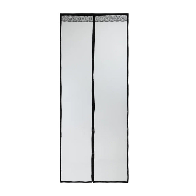 Сетка противомоскитная для дверей 0,9*2,2 м на магнитах Птички черный Рыжий Кот