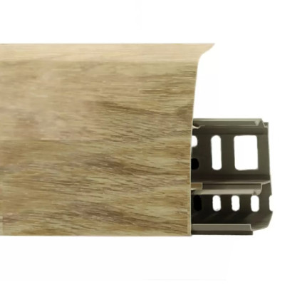 Плинтус напольный с кабель-каналом Line Plast LS021 Бокоте 85мм*2,2м