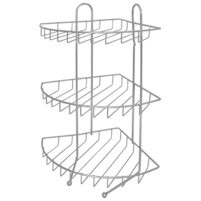 Полка 3-ярусная 310755 угловая хром Полка 3-ярусная 310755 угловая хром