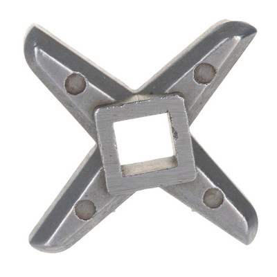 Нож нерж сталь в мясорубку  4,7*4,7*0,7 см крест Mallony