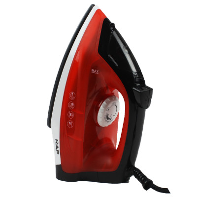 Утюг 1,4 кВт керамическая подошва 0,2 л вертик отпаривание бело-красный Raf
