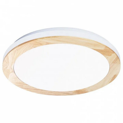 Светильник потолочный светодиодный 39*6.5см 24Вт 2400Лм 10м2 пульт дерево Baizheng