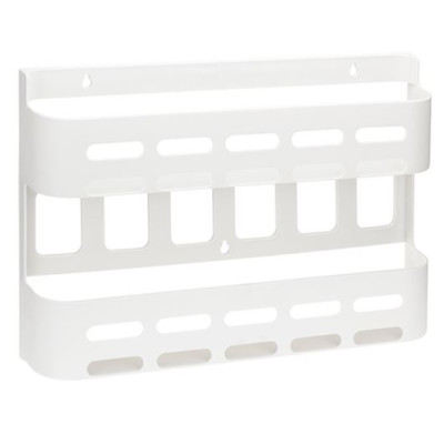 Органайзер пластиковый для кухни 2-х ярусный подвесной белый Baizheng