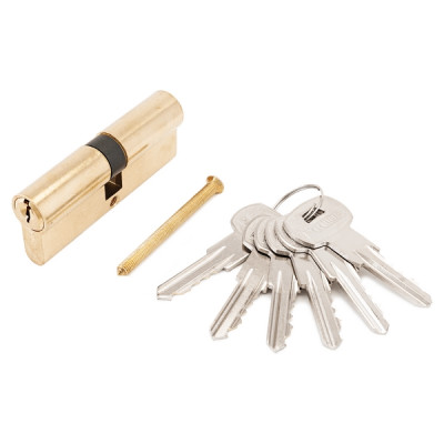 Цилиндровый механизм А 90mm (40+10+40) ВР латунь 6 английских ключей АЛЛЮР Цилиндровый механизм А 90mm (40+10+40) ВР латунь 6 английских ключей АЛЛЮР