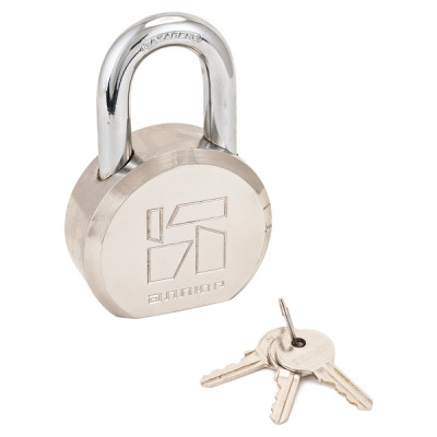 Замок навесной АЛЛЮР ВС1С-865 хром d=10мм 65мм (кор.) Замок навесной АЛЛЮР ВС1С-865 хром d=10мм 65мм (кор.)