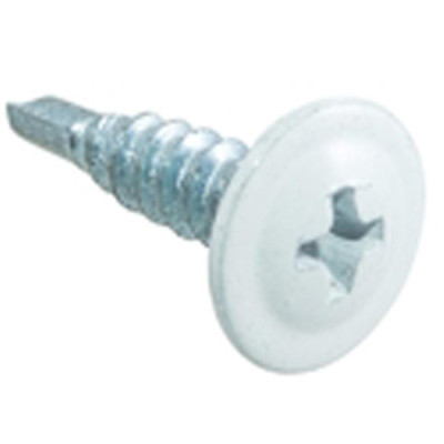 Саморезы ШСММ  сверло 4,2*19 белые RAL-9003 пакет