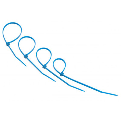 Хомут-стяжка нейлоновая 150 x2,5мм 25шт синяя REXANT Хомут-стяжка нейлоновая 150 x2,5мм 25шт синяя REXANT